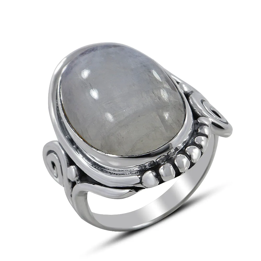 Labradorite Gemstone Sterling Silver Rings