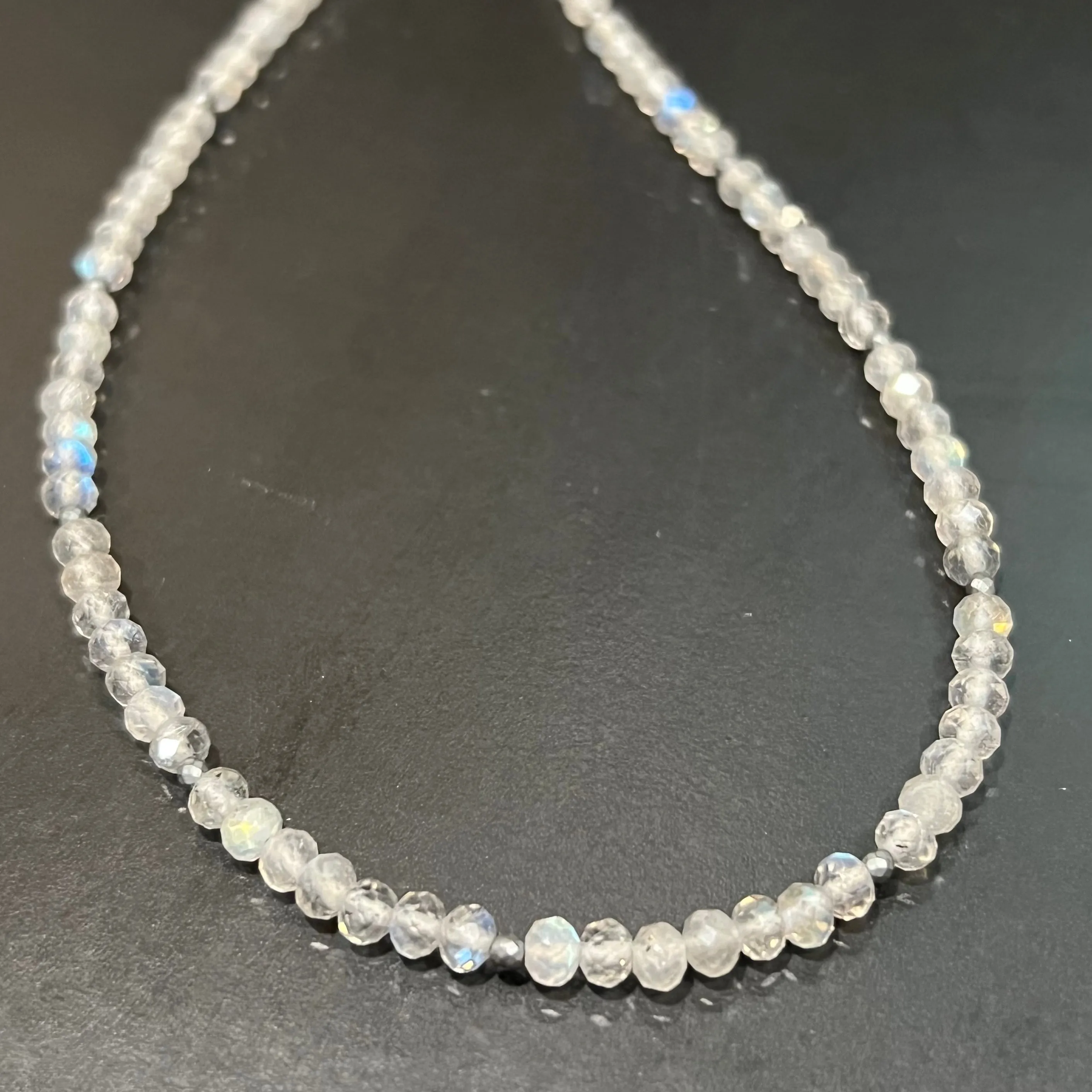Labradorite Hematite Necklace