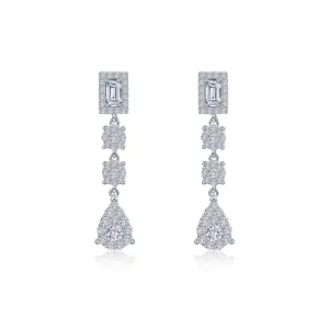 Lafonn Exquisite Linear Drop Earrings