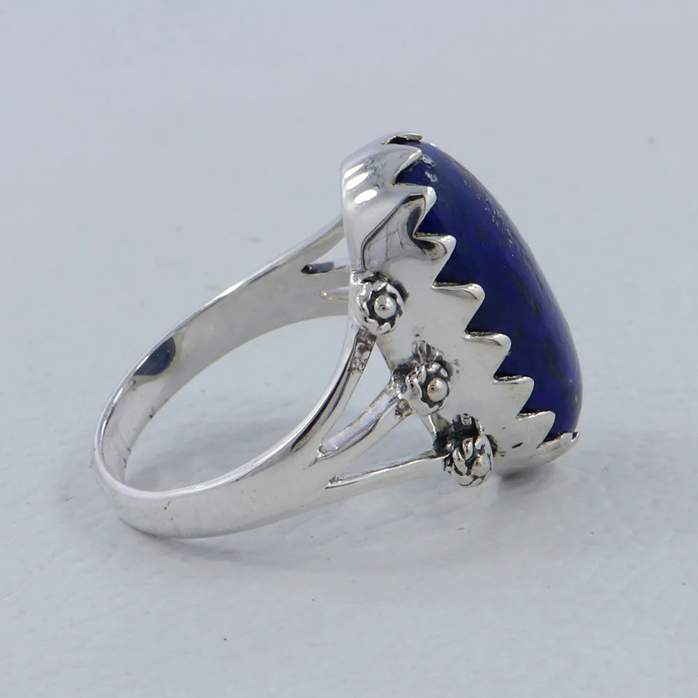 Lapis Lazuli Silver Rings