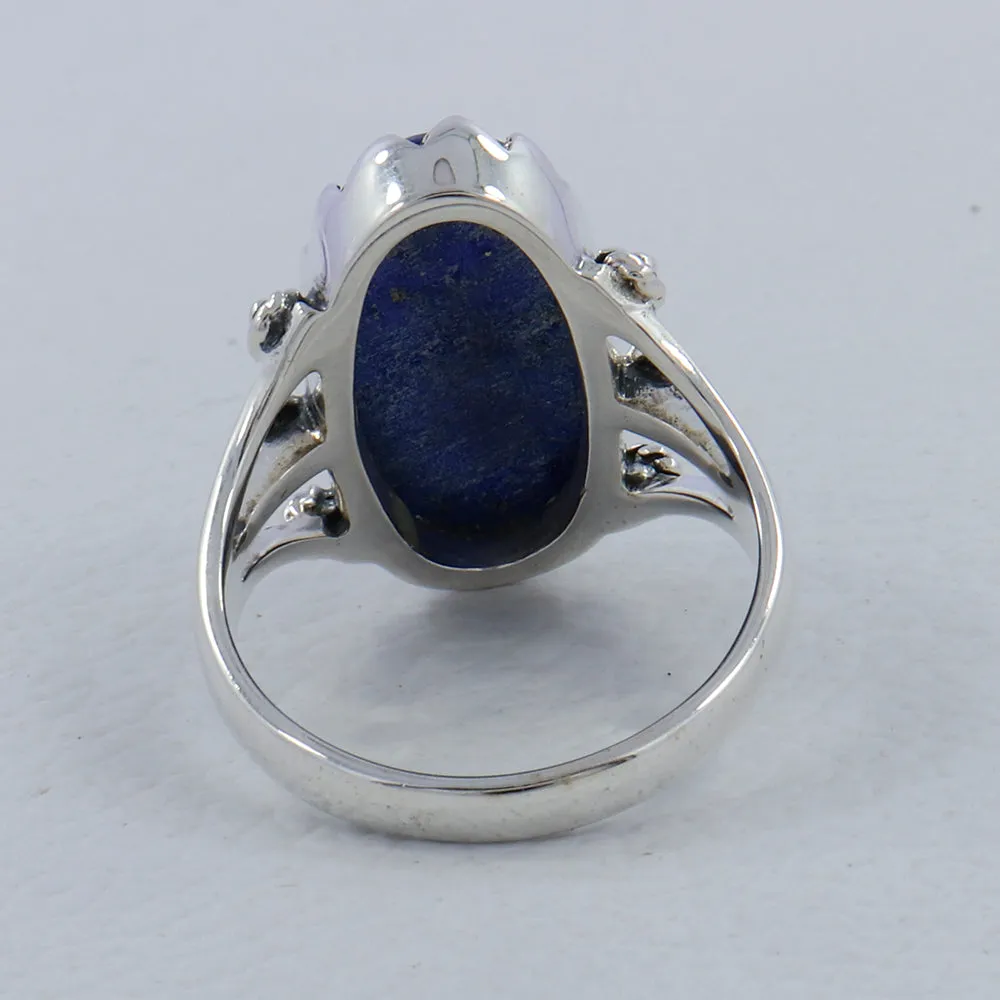 Lapis Lazuli Silver Rings