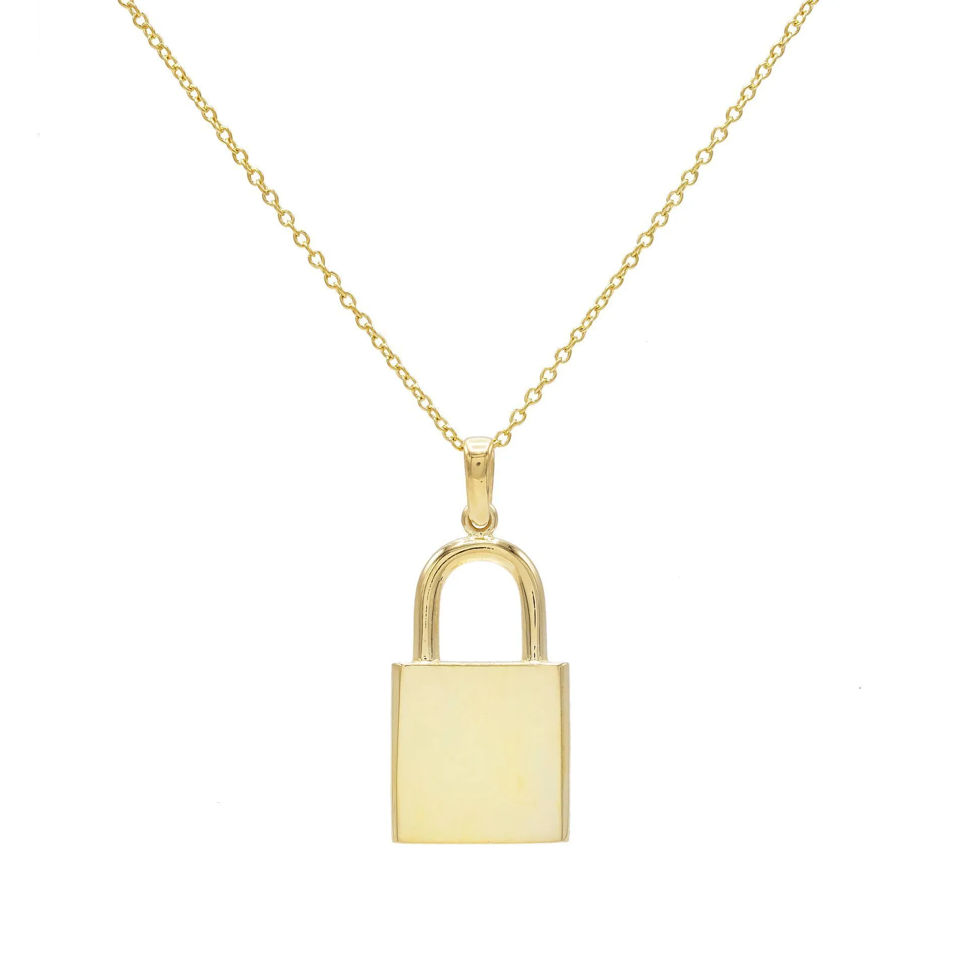 Large Lock Necklace