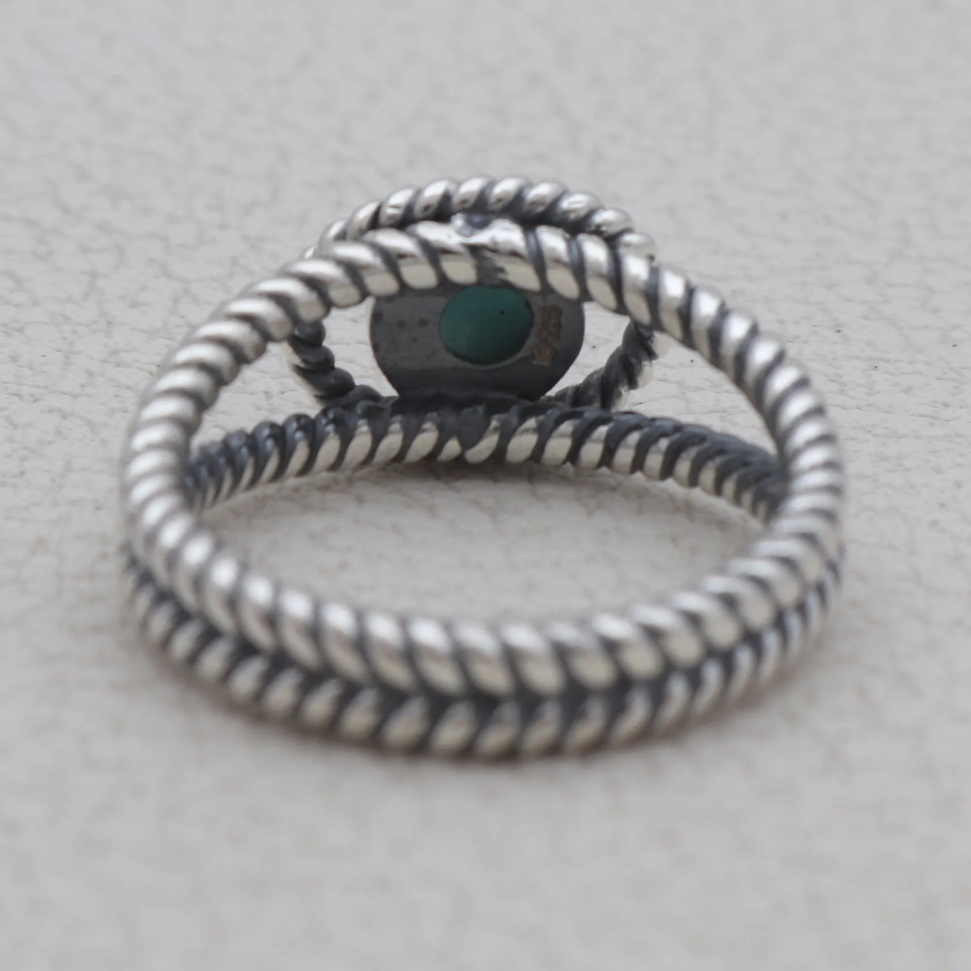 Larimar Silver Rings