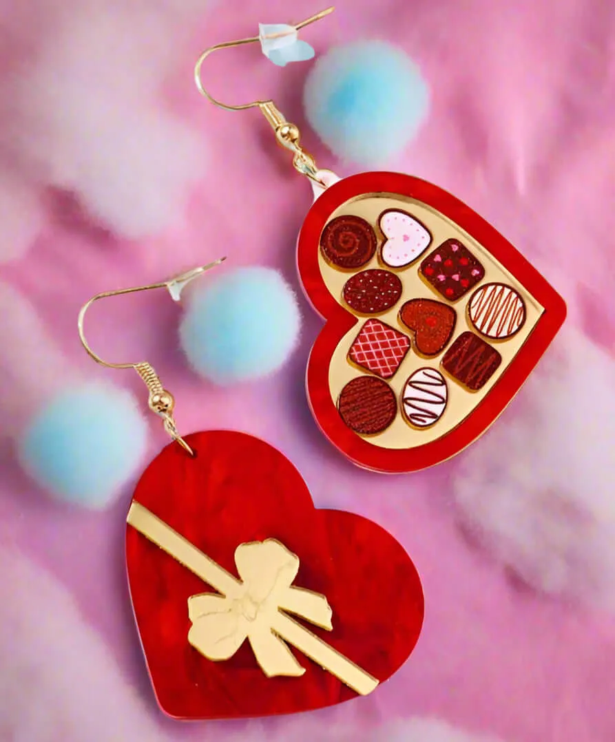 LIFE IS A BOX OF CHOCOLATES EARRINGS