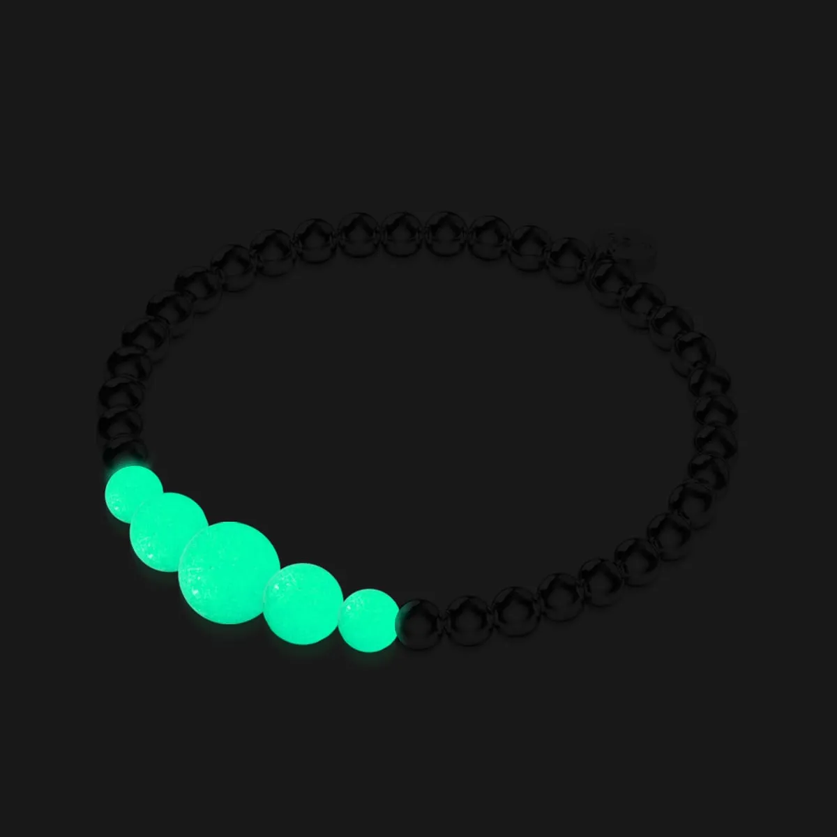 Lime | Silver | Lumos Ceramic Expression Bracelet
