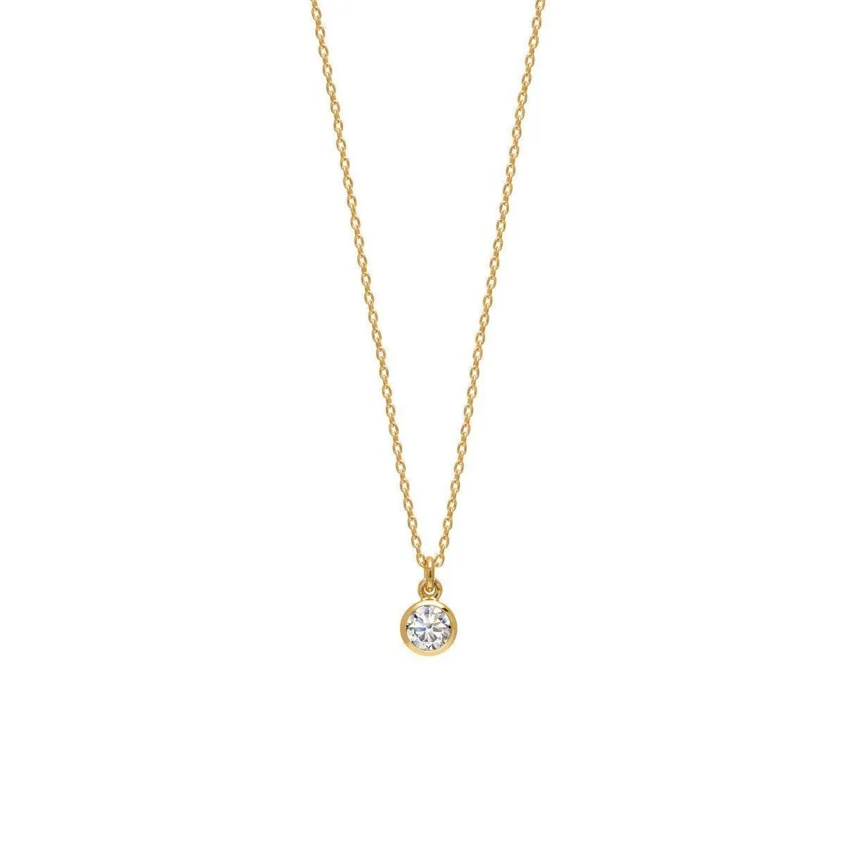 Little Bezel Choker Necklace