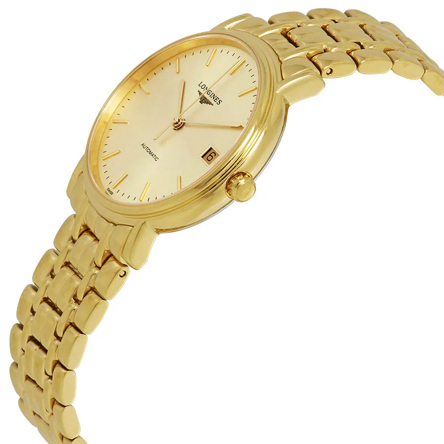 Longines Presence Automatic Gold Dial Ladies Watch L48212328