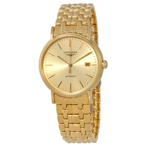 Longines Presence Automatic Gold Dial Men's Watch L49212328