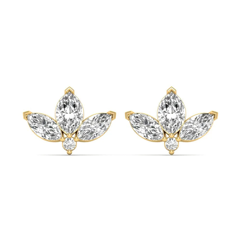 Lotus Flower Studs