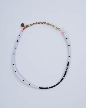 louise choker - black and white