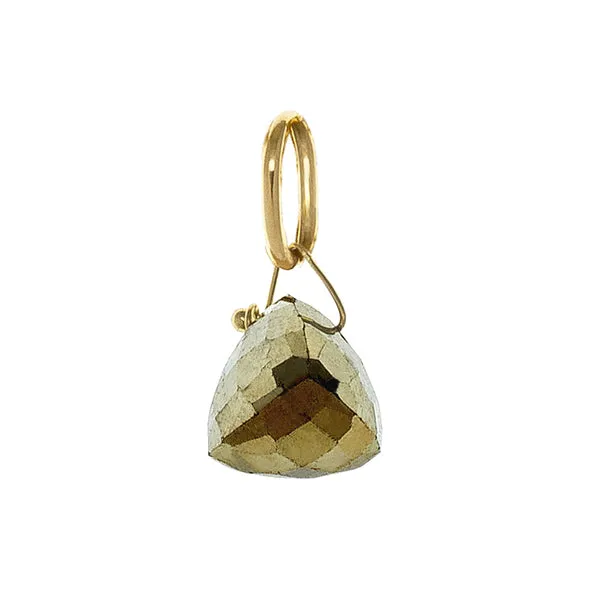 Luna Pyramid Gemstone Charm