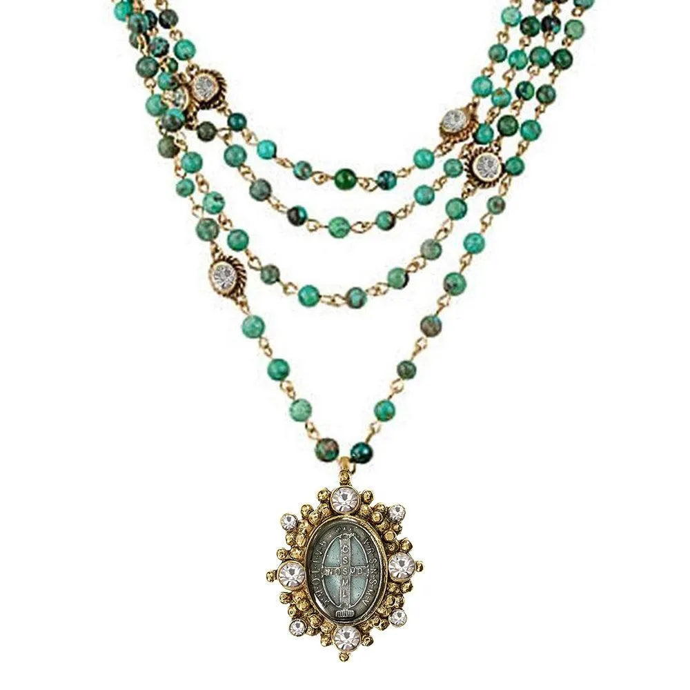 Lux 4mm Turquoise Magdalena