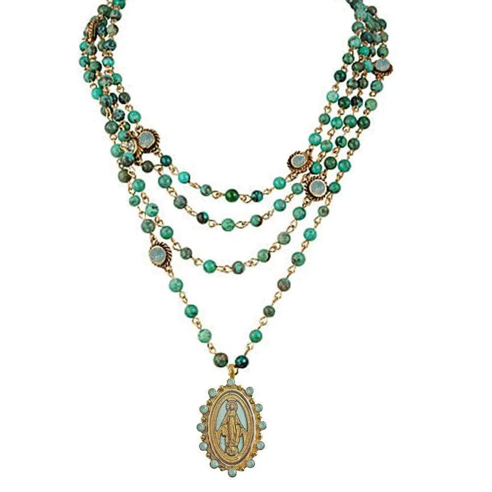 Lux 4mm Turquoise Magdalena