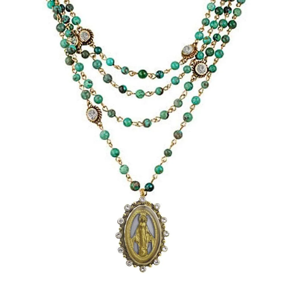 Lux 4mm Turquoise Magdalena