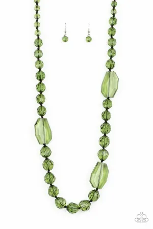 Malibu Masterpiece Green Paparazzi Necklace