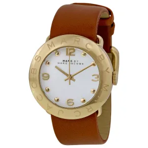 Marc By Marc Jacobs Amy Quartz White Dial Ladies Watch MBM8574