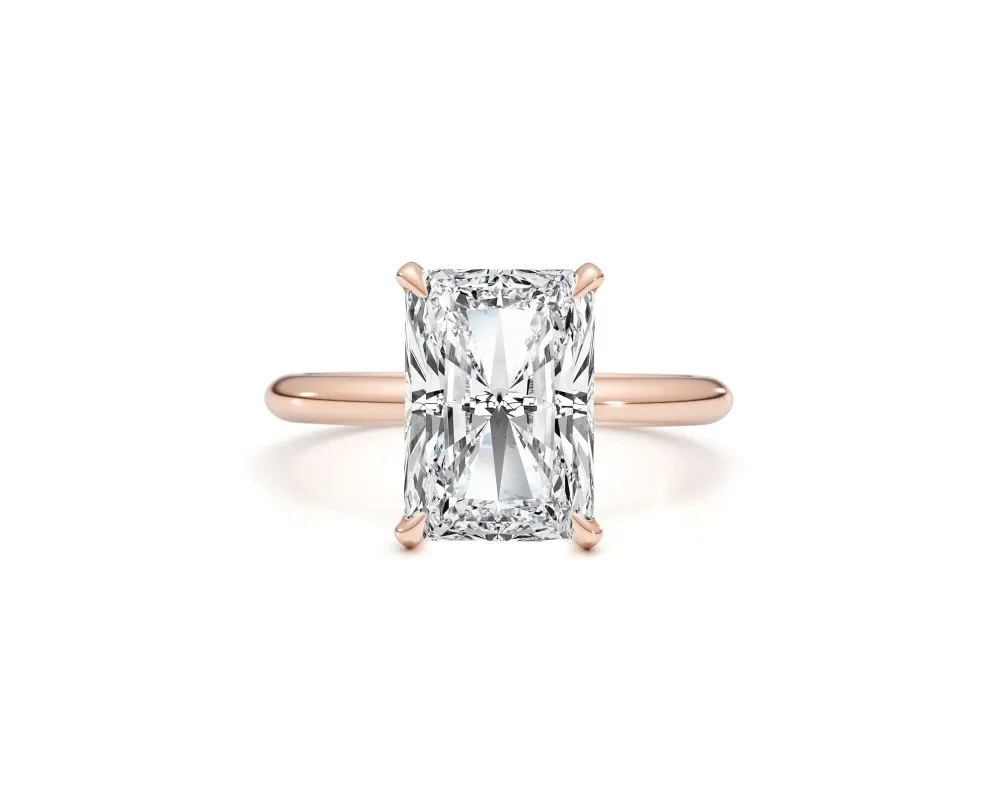 Marisol Solitaire Diamond Engagement Ring, White Gold 18K