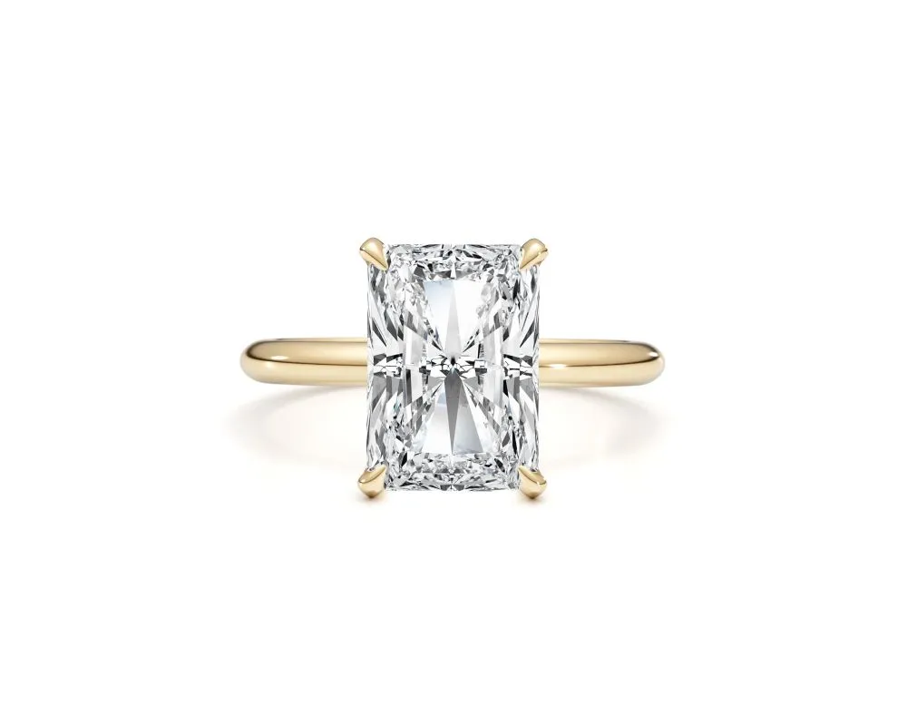 Marisol Solitaire Diamond Engagement Ring, White Gold 18K