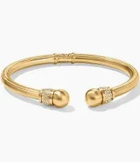 Meridian Open Hinged Bangle
