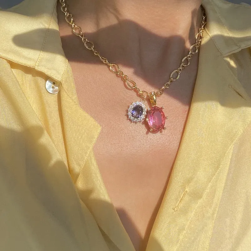 Metal Vintage Y2K Choker Necklace Gossip Girls 90s Style Aesthetics
