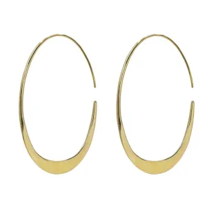 Mezi Tapered Hoop Earring
