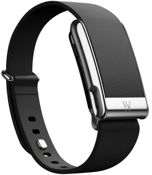 MG LeatherLuxe Tapered Band | Black with Titanium