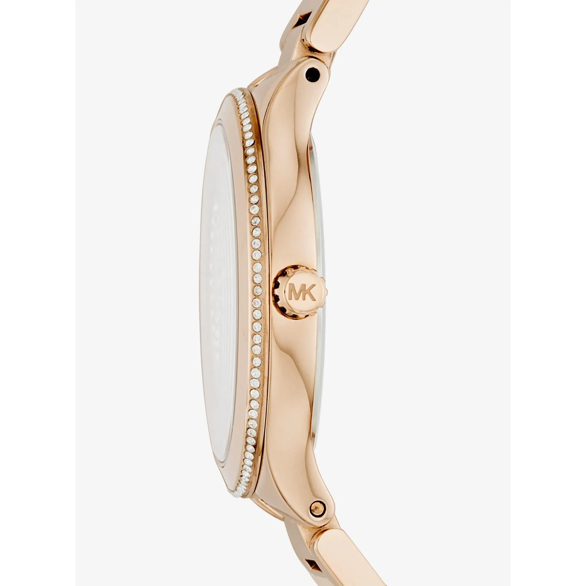 Michael Kors Lainey Pavé Heart Gold Ladies Watch MK3604