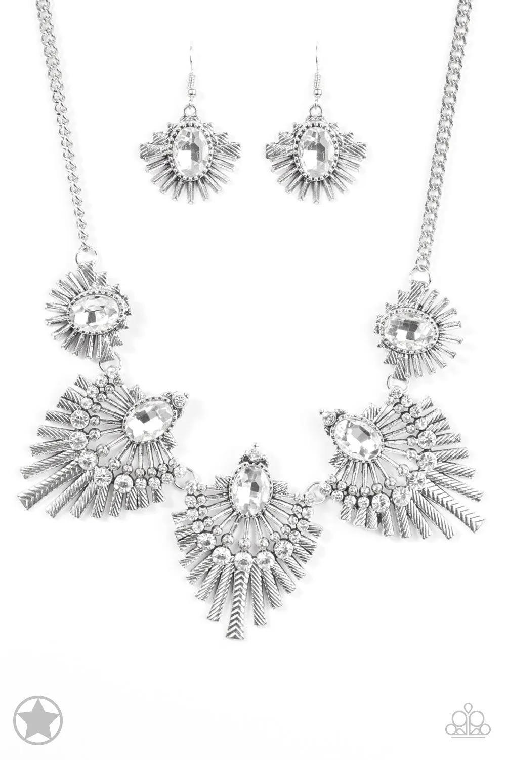 Miss You-niverse White Necklace