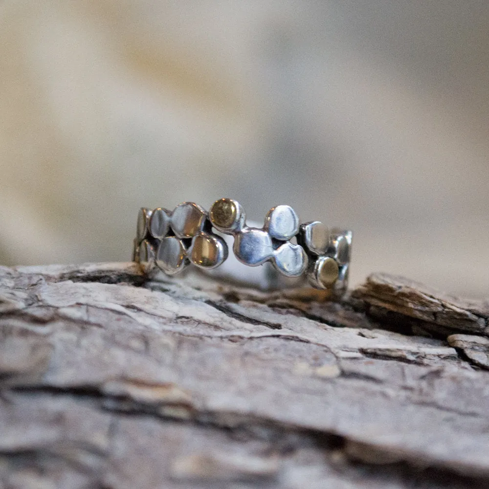 Modern Dotted Hoop Earrings - Yet to Discover.