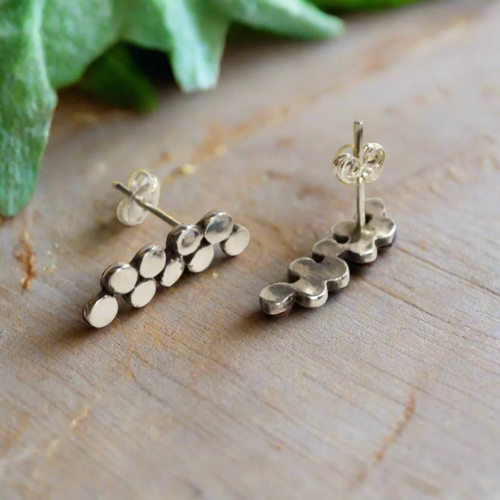 Modern Dotted Hoop Earrings - Yet to Discover.