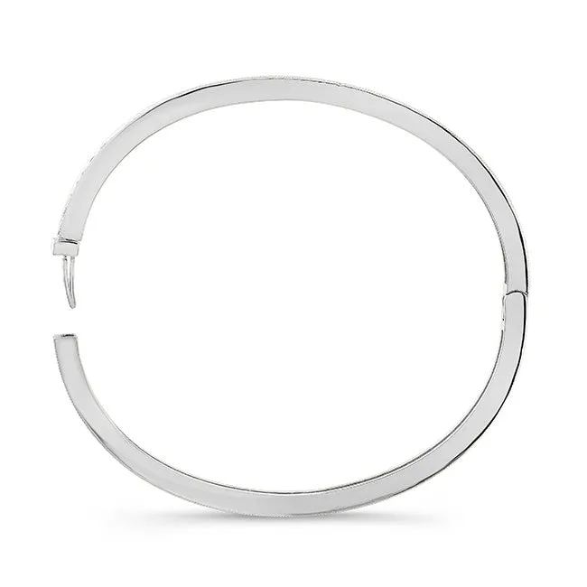 Modern Style Diamond Bangle