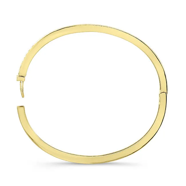 Modern Style Diamond Bangle