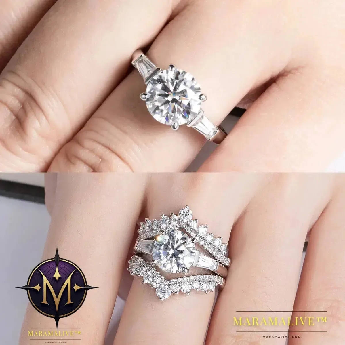 Moissanite engagement wedding ring: Chic, Affordable Wedding Choices