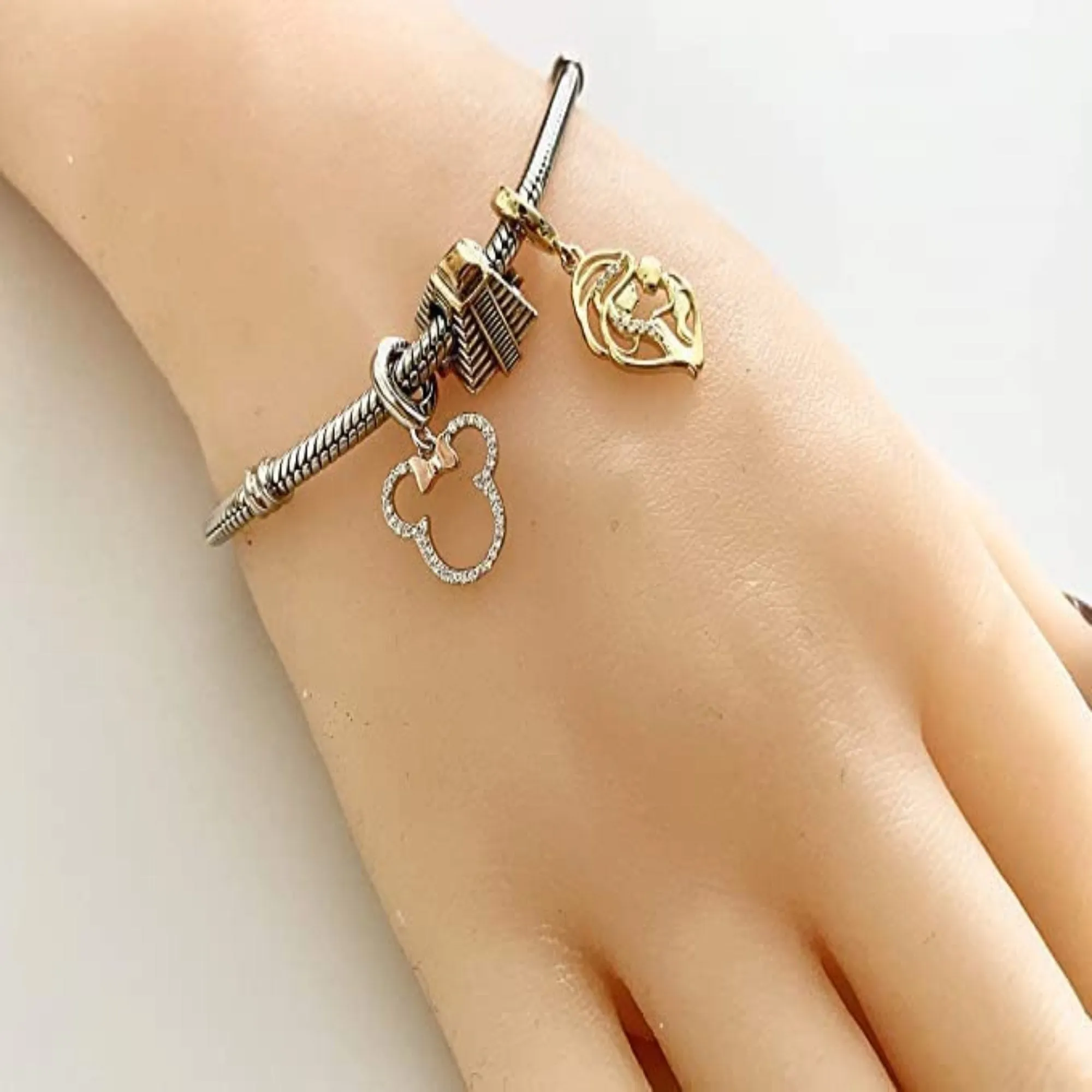 Mom and Baby Dangle Pendant