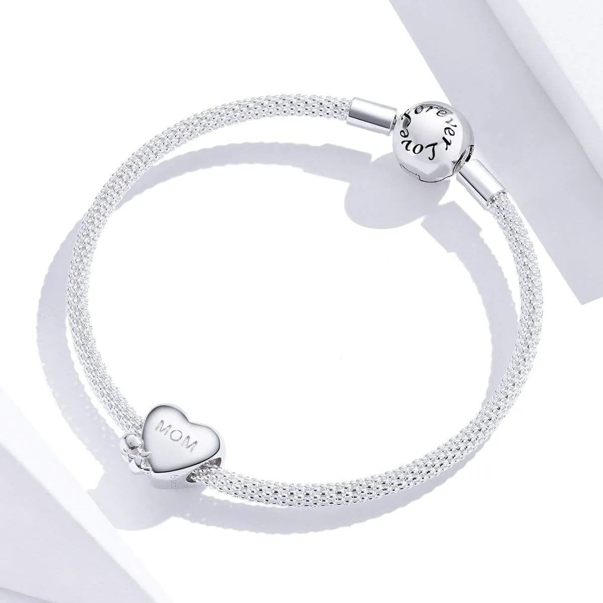 Mom Heart with Baby Charm