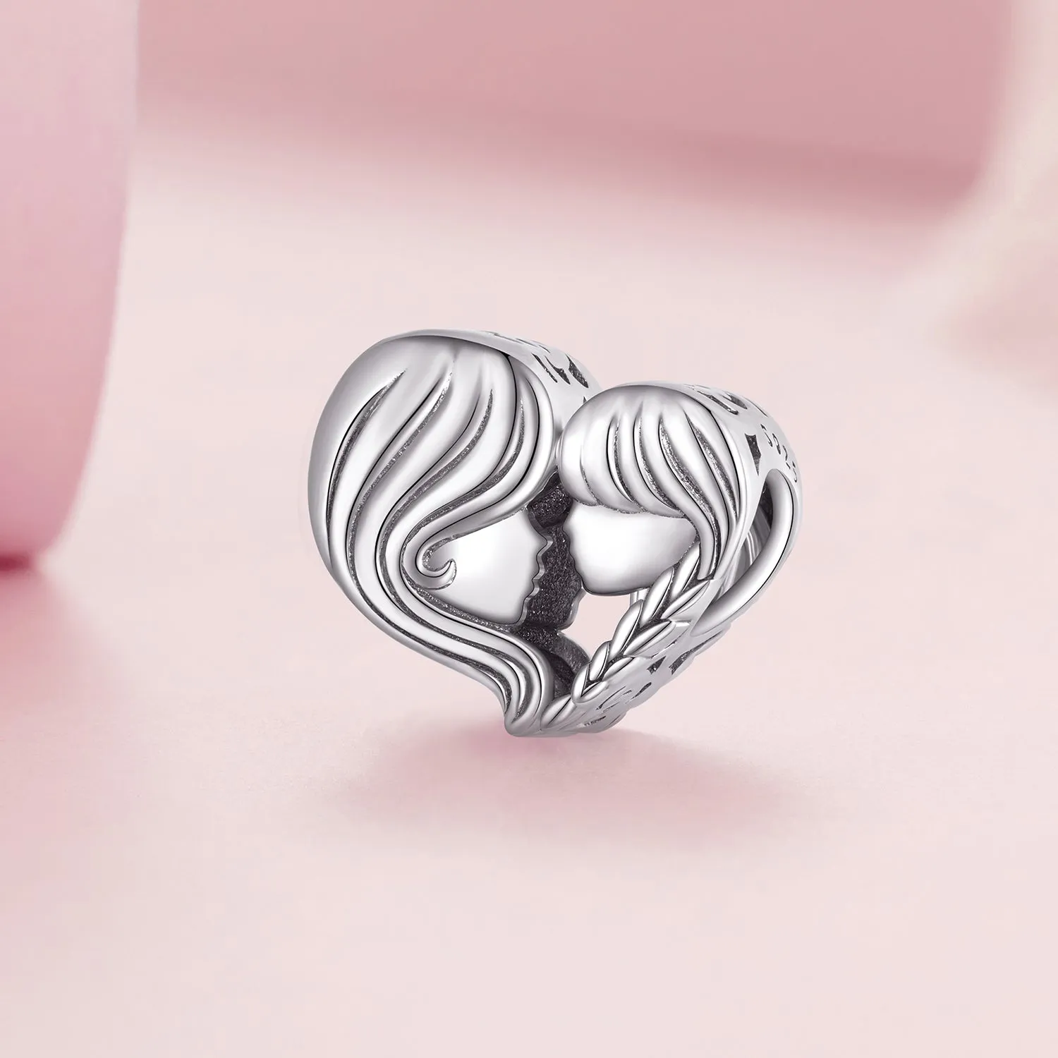 Mother & Daughter Face Charm