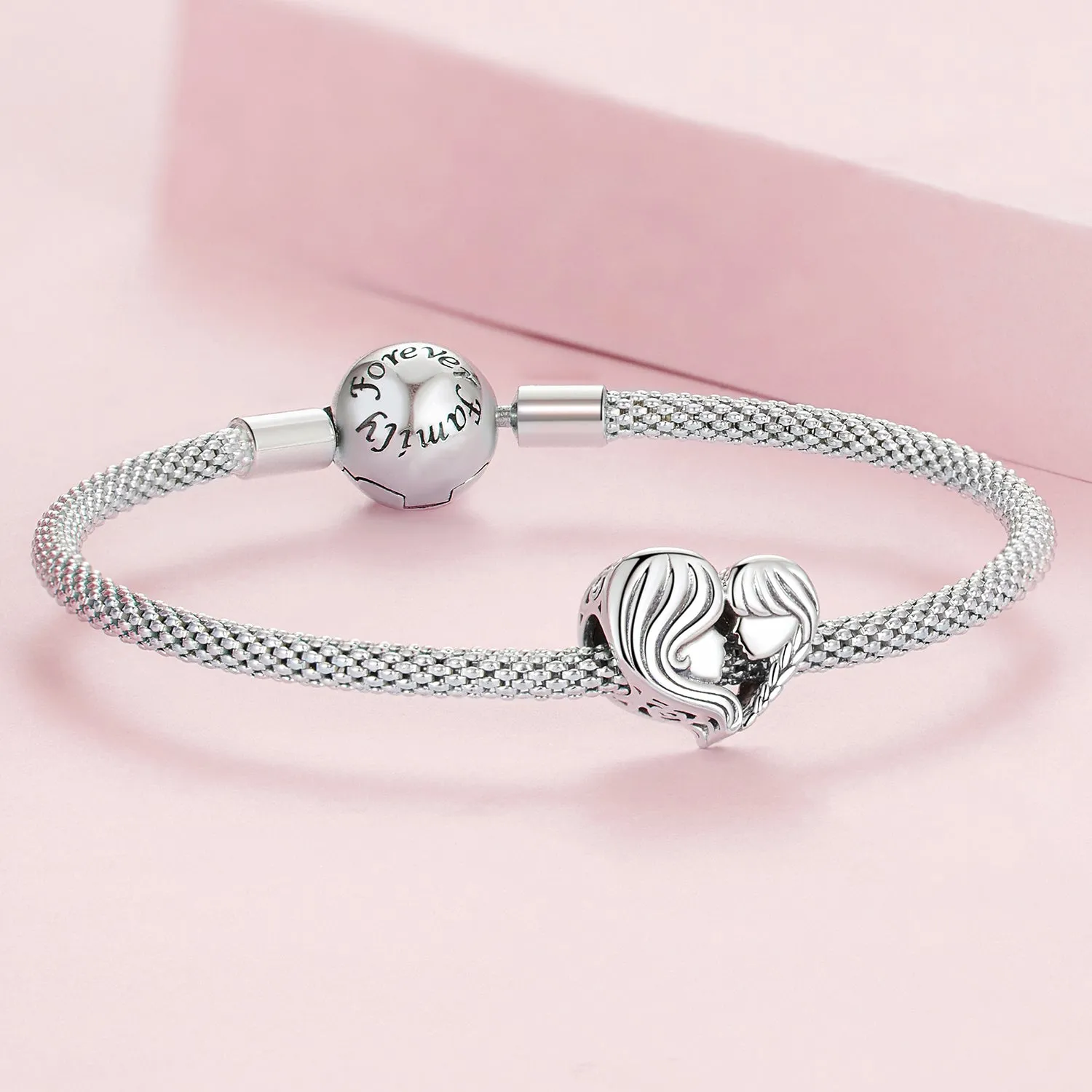 Mother & Daughter Face Charm