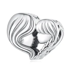 Mother & Daughter Face Charm