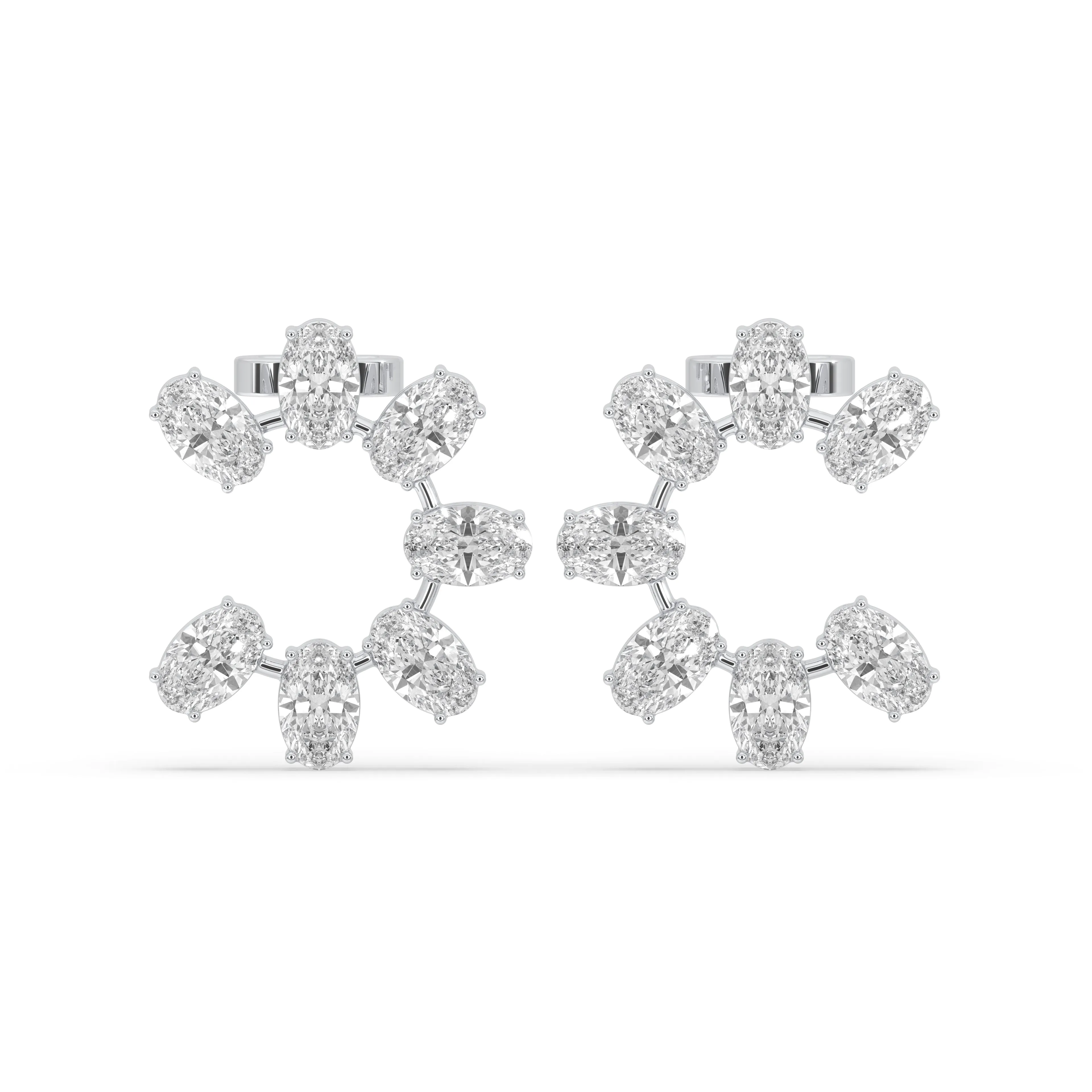 Moval Cut Earrings