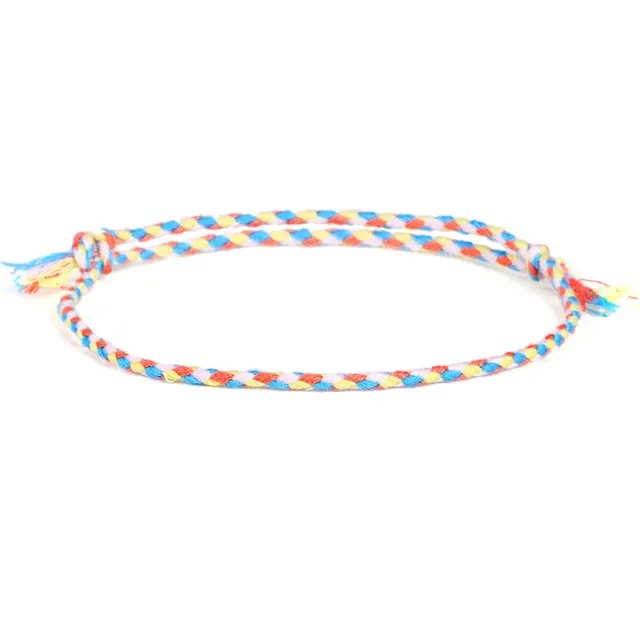 Multi-Colored Tibetan Bracelet - Lucky Charm