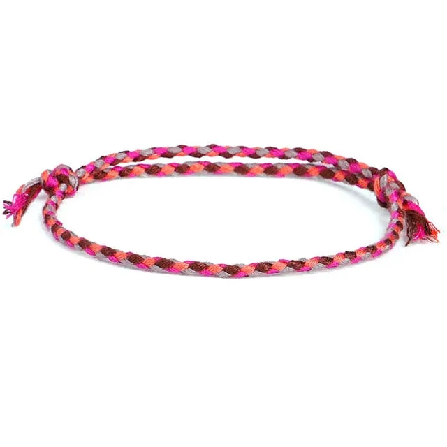 Multi-Colored Tibetan Bracelet - Lucky Charm