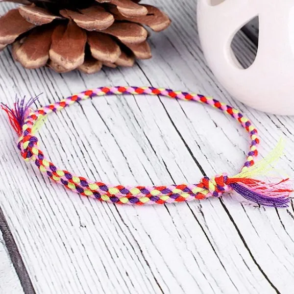 Multi-Colored Tibetan Bracelet - Lucky Charm