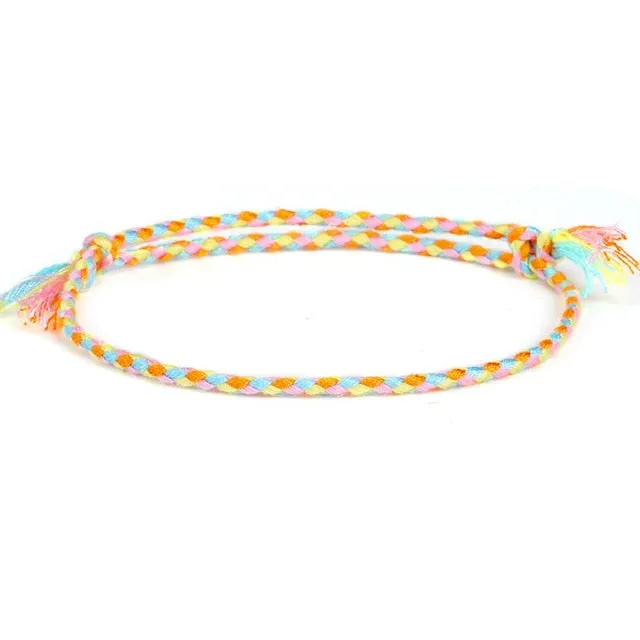 Multi-Colored Tibetan Bracelet - Lucky Charm