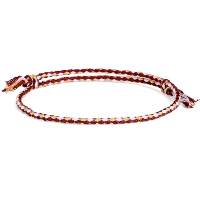 Multi-Colored Tibetan Bracelet - Lucky Charm