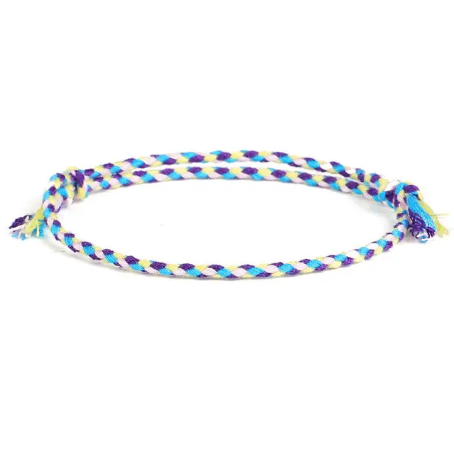 Multi-Colored Tibetan Bracelet - Lucky Charm