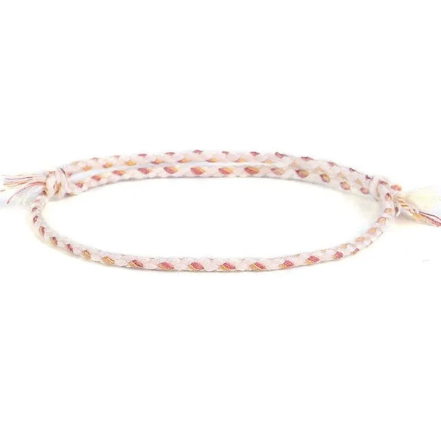 Multi-Colored Tibetan Bracelet - Lucky Charm