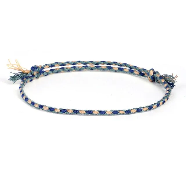 Multi-Colored Tibetan Bracelet - Lucky Charm