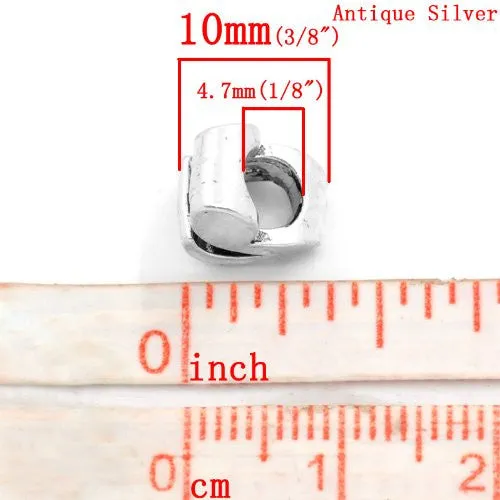 Musical Note Charm European Bead Compatible for Most European Snake Chain Bracelet