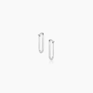 Nadine Hoop Earring in Sterling Silver | Thatch