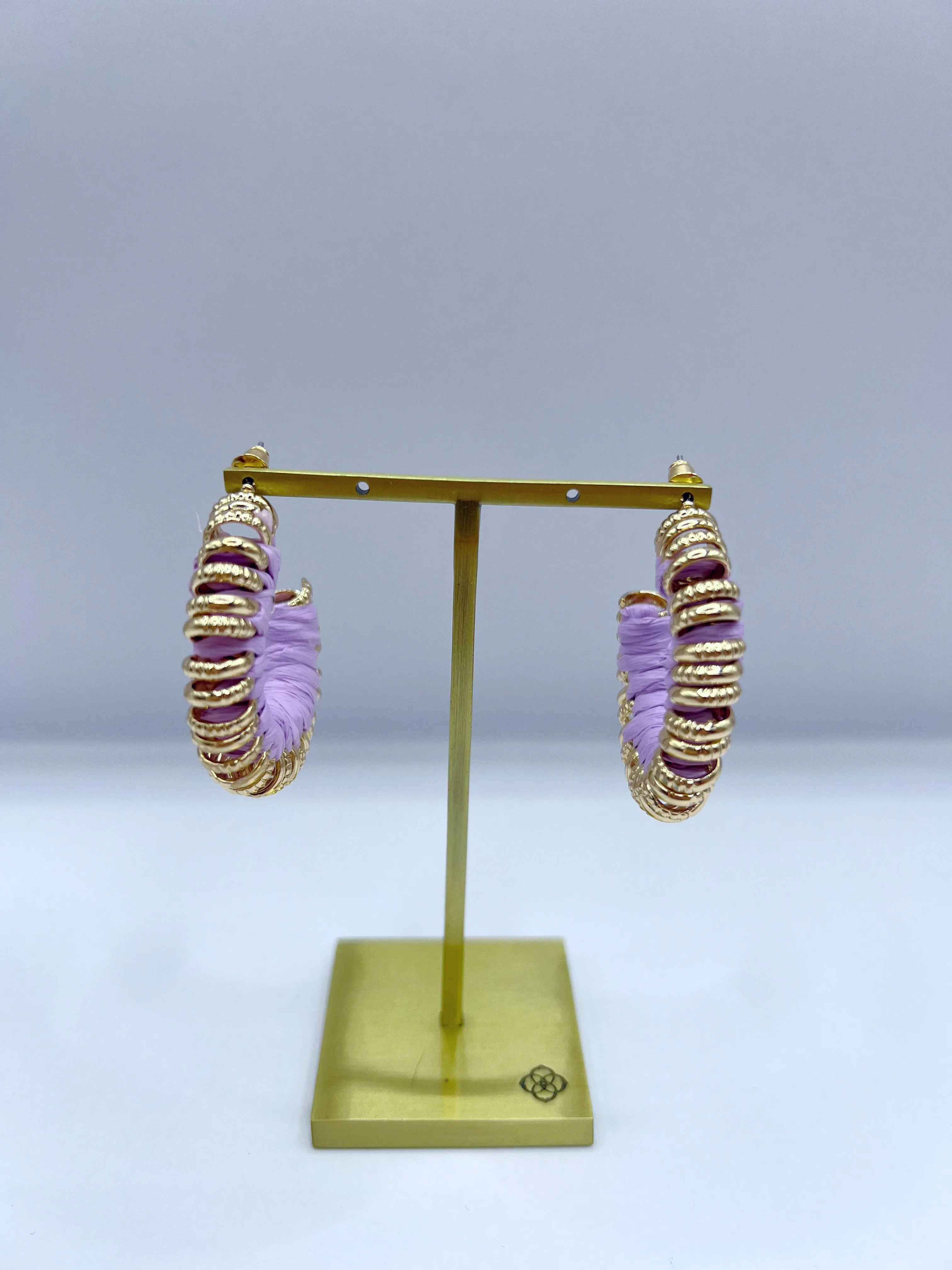 New Day Earrings, Lilac